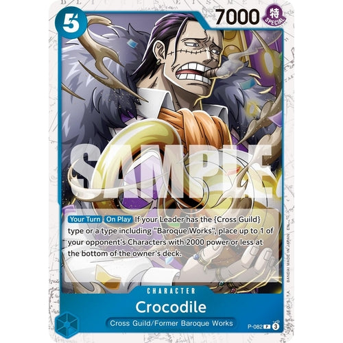 Crocodile - P - 082 (Pirate Foil) (P - 082) (Premium Booster - The Best - Vol. 2) - PokéBox Australia