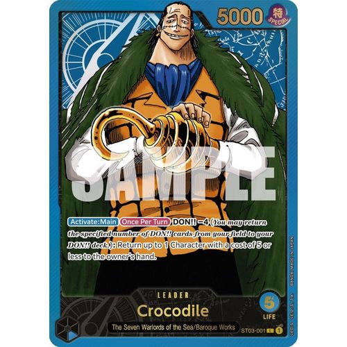 Crocodile (Premium Card Collection - Leader Collection - ) (ST03 - 001) [One Piece Promotion Cards] - PokéBox Australia