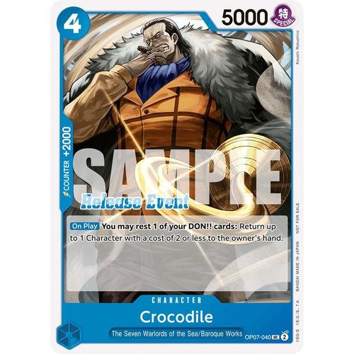 Crocodile (ST15 - ST20 Release Event Pack) (OP07 - 040) [One Piece Promotion Cards] - PokéBox Australia