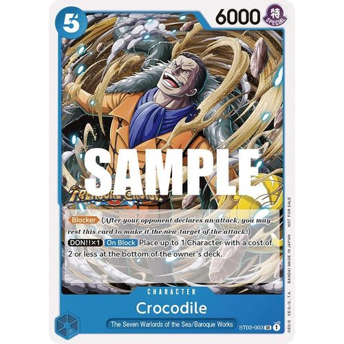 Crocodile (Tournament Pack Vol. 5) (ST03 - 003) [One Piece Promotion Cards] - PokéBox Australia