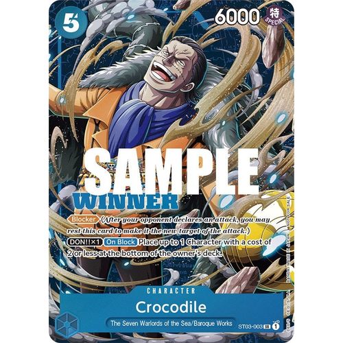 Crocodile (Winner Pack Vol. 5) (ST03 - 003) [One Piece Promotion Cards] - PokéBox Australia