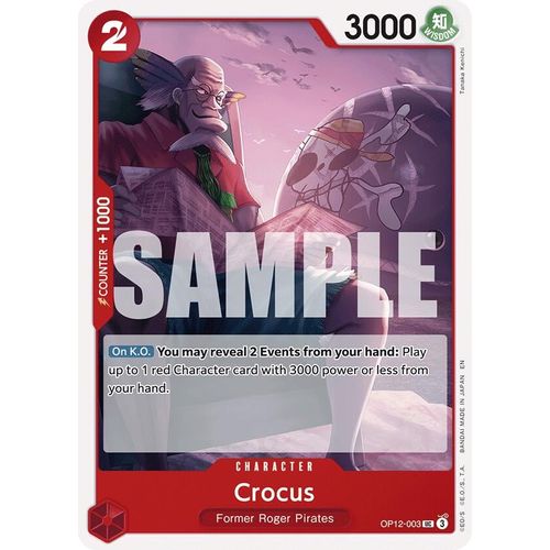 Crocus (OP12 - 003) (Legacy of the Master) - PokéBox Australia