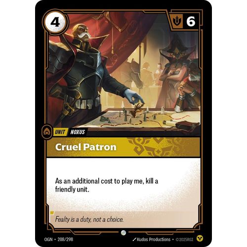 Cruel Patron (208/298) (Origins) - PokéBox Australia