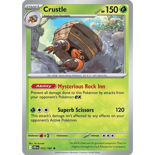Crustle (012/182) (SV10: Destined Rivals) - PokéBox Australia
