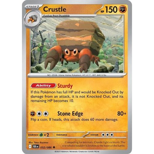 Crustle (052/086) (SV: Black Bolt) - PokéBox Australia
