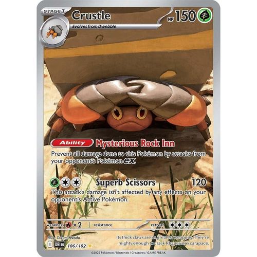 Crustle (186/182) (SV10: Destined Rivals) - PokéBox Australia