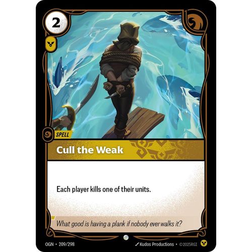 Cull the Weak (209/298) (Origins) - PokéBox Australia