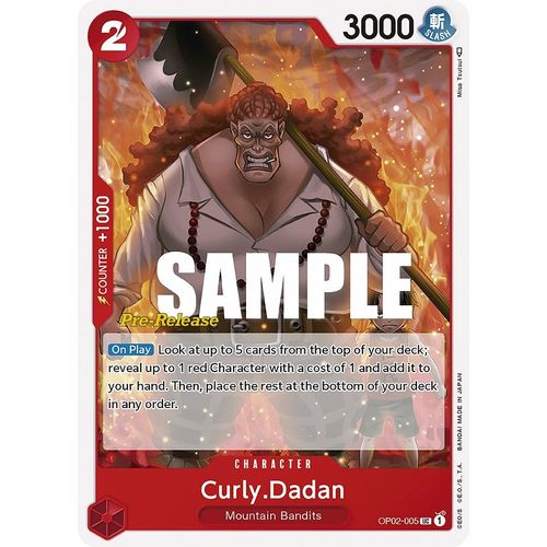 Curly.Dadan (OP02 - 005) [Paramount War Pre - Release Cards] - PokéBox Australia