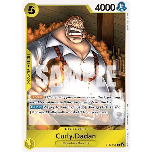 Curly.Dadan (ST13 - 006) [Ultra Deck: The Three Brothers] - PokéBox Australia