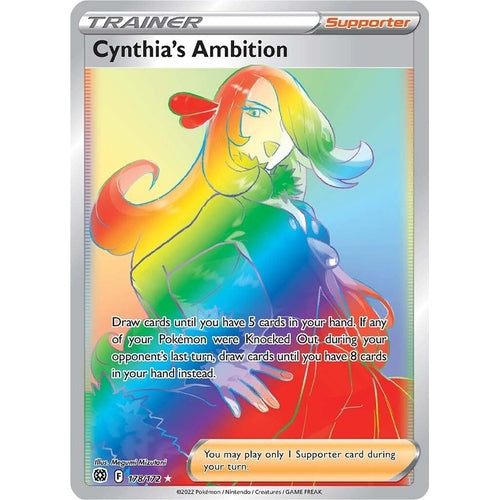 Cynthia's Ambition (Secret) (178/172) (SWSH09: Brilliant Stars) - PokéBox Australia