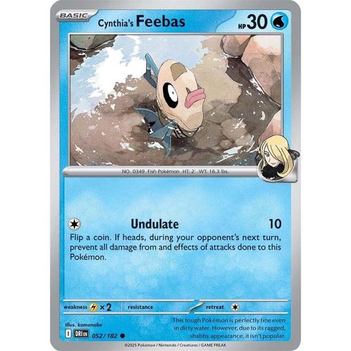 Cynthia's Feebas (052/182) (SV10: Destined Rivals) - PokéBox Australia