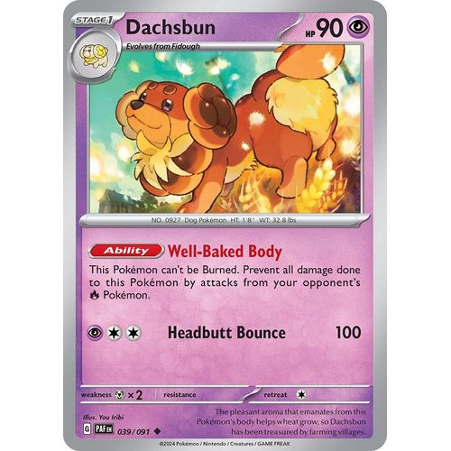 Dachsbun (039/091) [SV: Paldean Fates] - PokéBox Australia