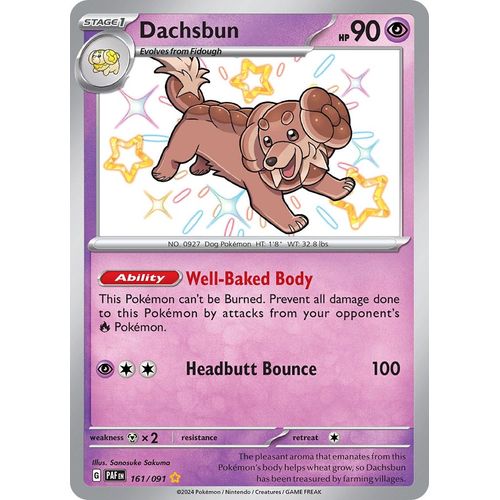 Dachsbun (161/091) [SV: Paldean Fates] - PokéBox Australia