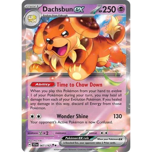 Dachsbun ex (067/142) [SV07: Stellar Crown] - PokéBox Australia