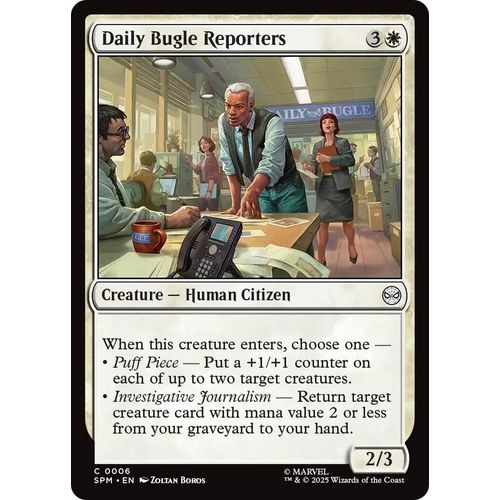 Daily Bugle Reporters (6) (Marvel's Spider - Man) - PokéBox Australia