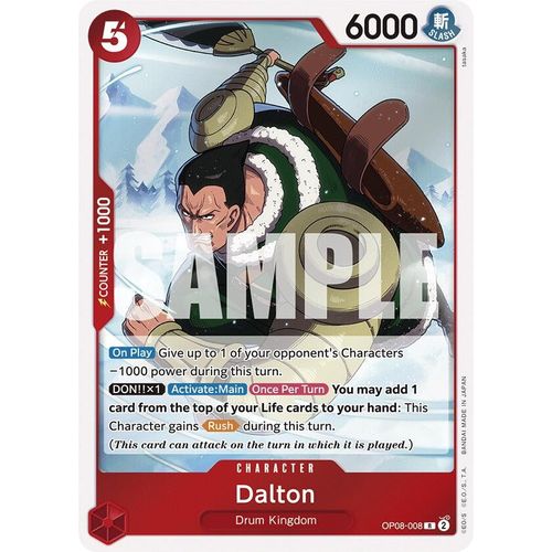 Dalton (OP08 - 008) [Two Legends] - PokéBox Australia