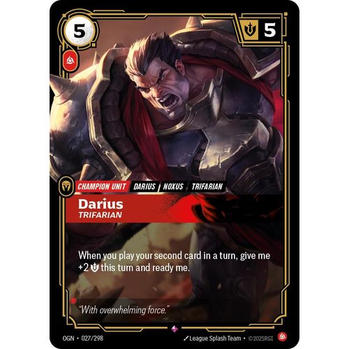 Darius - Trifarian (027/298) (Origins) - PokéBox Australia