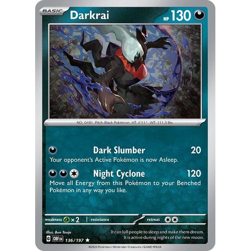 Darkrai (136/197) [SV03: Obsidian Flames] - PokéBox Australia