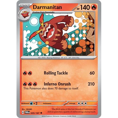 Darmanitan (035/167) [SV06: Twilight Masquerade] - PokéBox Australia