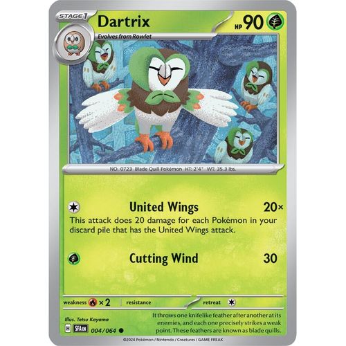 Dartrix (004/064) [SV: Shrouded Fable] - PokéBox Australia