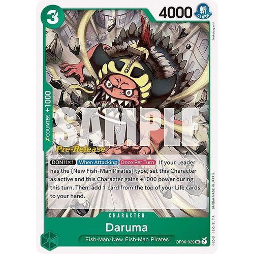 Daruma (OP06 - 029) [Wings of the Captain Pre - Release Cards] - PokéBox Australia