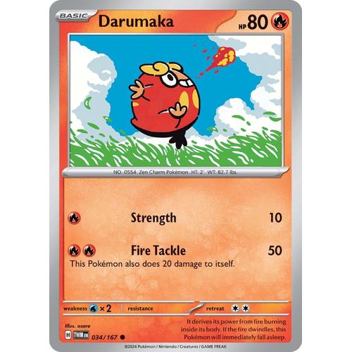 Darumaka (034/167) [SV06: Twilight Masquerade] - PokéBox Australia