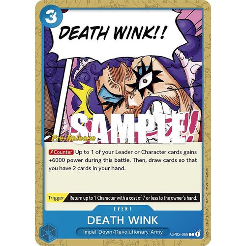 DEATH WINK (OP02 - 069) [Paramount War Pre - Release Cards] - PokéBox Australia