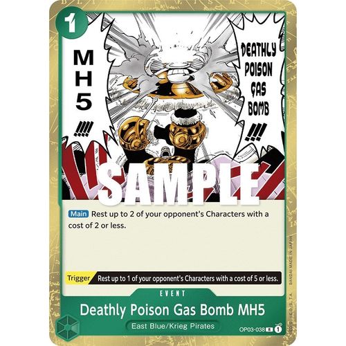 Deathly Poison Gas Bomb MH5 (OP03 - 038) [Pillars of Strength] - PokéBox Australia