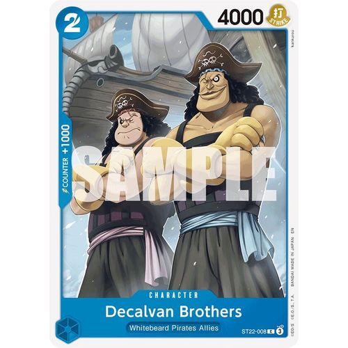 Decalvan Brothers (ST22 - 008) (Starter Deck 22: Ace & Newgate) - PokéBox Australia