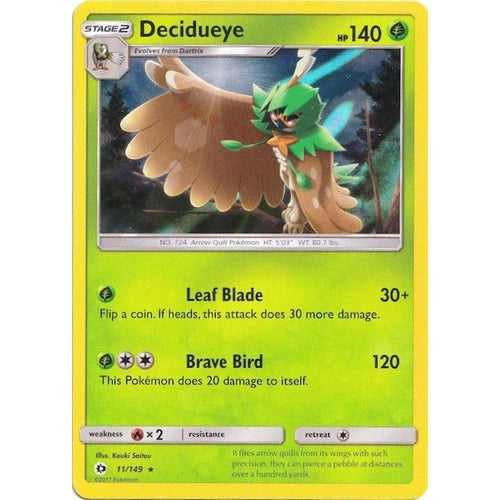 Decidueye - 11/149 (Water Web Holo) (011/149) (Miscellaneous Cards & Products) - PokéBox Australia