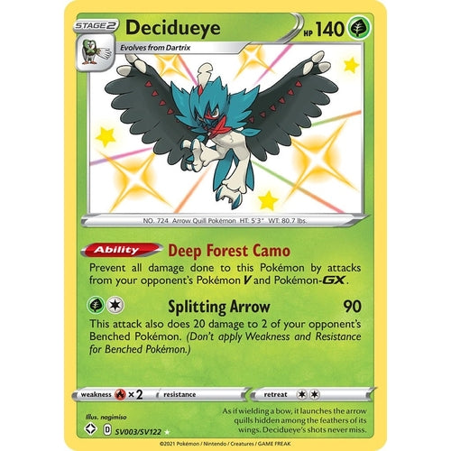 Decidueye (SV003/SV122) (Shining Fates: Shiny Vault) - PokéBox Australia