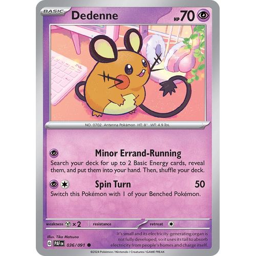 Dedenne (036/091) [SV: Paldean Fates] - PokéBox Australia