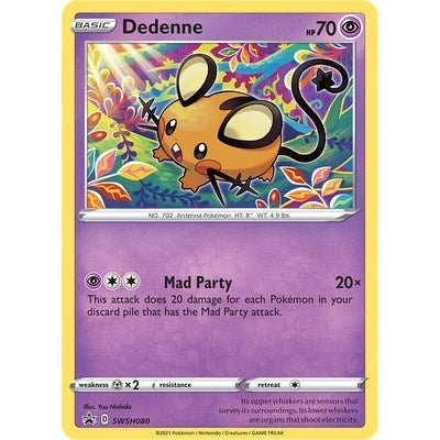 Dedenne - SWSH080 (SWSH080) (SWSH: Sword & Shield Promo Cards) - PokéBox Australia