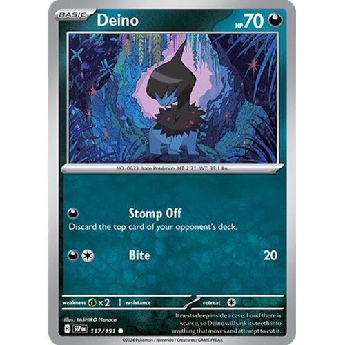 Deino (117/191) [SV08: Surging Sparks] - PokéBox Australia
