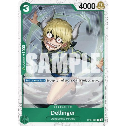 Dellinger (Jolly Roger Foil) (OP04 - 029) [Premium Booster - The Best - ] - PokéBox Australia