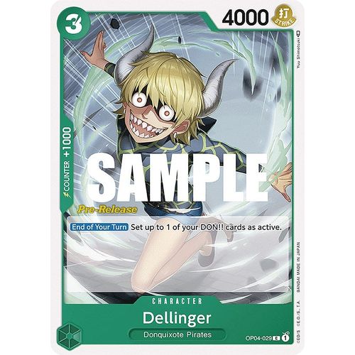 Dellinger (OP04 - 029) [Kingdoms of Intrigue Pre - Release Cards] - PokéBox Australia