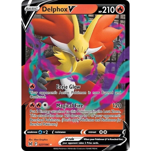 Delphox V (027/196) (SWSH11: Lost Origin) - PokéBox Australia