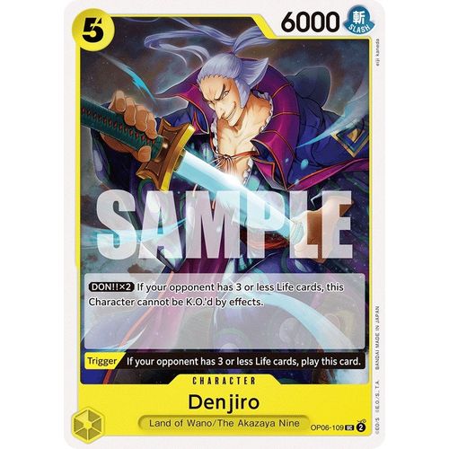 Denjiro (OP06 - 109) [Wings of the Captain] - PokéBox Australia