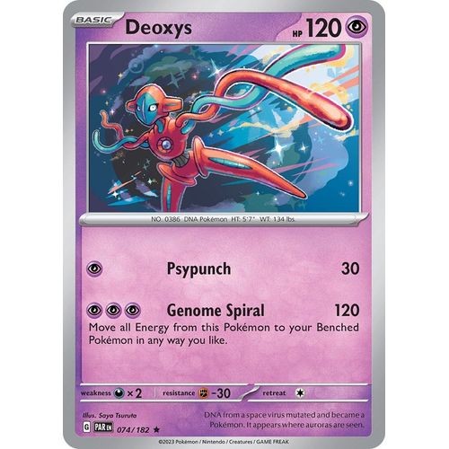 Deoxys (074/182) [SV04: Paradox Rift] - PokéBox Australia
