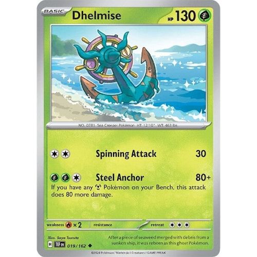 Dhelmise (019/162) [SV05: Temporal Forces] - PokéBox Australia