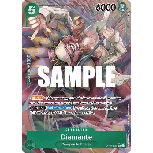 Diamante (Alternate Art) (OP04 - 028) [Kingdoms of Intrigue] - PokéBox Australia