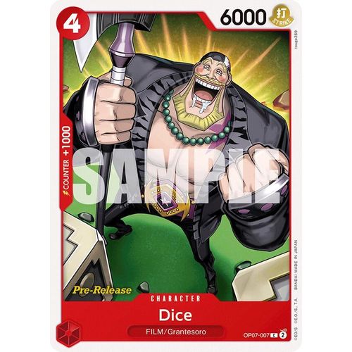 Dice (OP07 - 007) [500 Years in the Future Pre - Release Cards] - PokéBox Australia