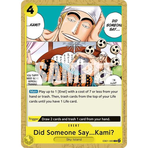 Did Someone Say...Kami? (EB01 - 060) [Extra Booster: Memorial Collection] - PokéBox Australia