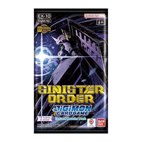 Digimon Card Game: Extra Booster Display – Sinister Order [EX10] - PokéBox Australia