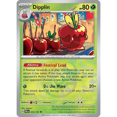 Dipplin (Master Ball Pattern) (010/131) [SV: Prismatic Evolutions] - PokéBox Australia