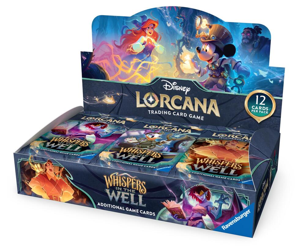 Disney Lorcana TCG - Set 10: Whispers In The Well Booster Box x4 (SEALED CASE) - PokéBox Australia
