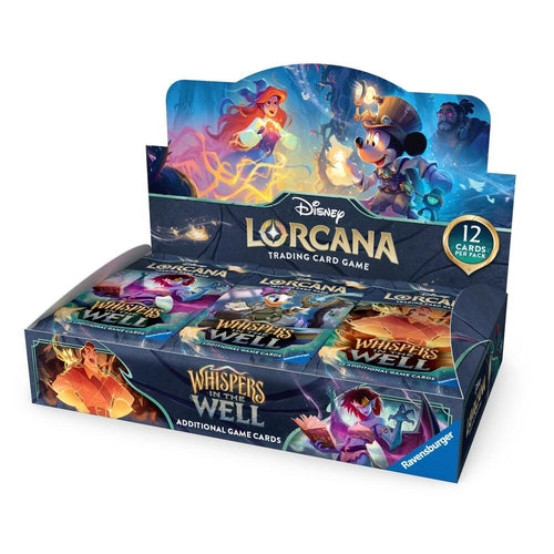 Disney Lorcana TCG - Set 10: Whispers In The Well Booster Box x4 (SEALED CASE) - PokéBox Australia