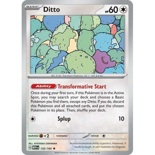 Ditto (132/165) [SV: Scarlet & Violet 151] - PokéBox Australia
