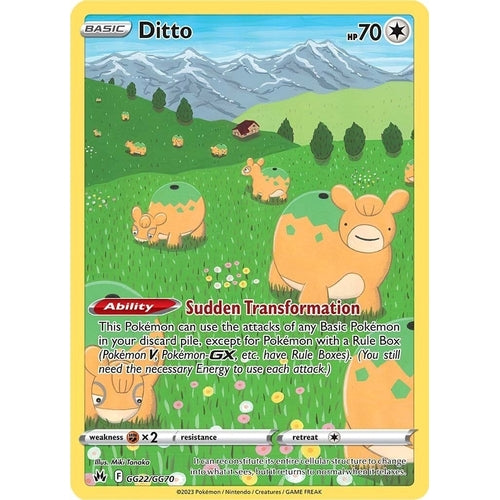 Ditto (GG22/GG70) (Crown Zenith: Galarian Gallery) - PokéBox Australia