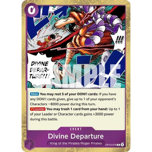 Divine Departure (OP13 - 076) (Carrying On His Will) - PokéBox Australia